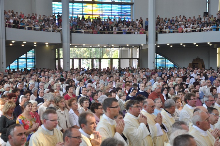 Pielgrzymka do Łagiewnik, Msza św.