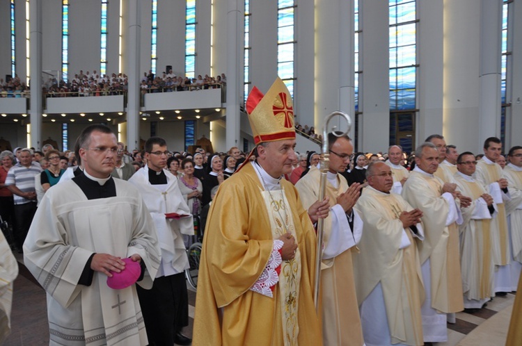 Pielgrzymka do Łagiewnik, Msza św.