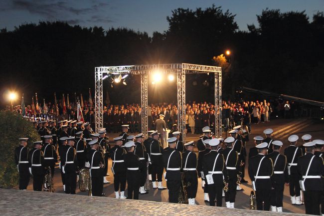 Uroczystości na Westerplatte