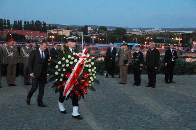 Uroczystości na Westerplatte