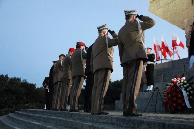 Uroczystości na Westerplatte