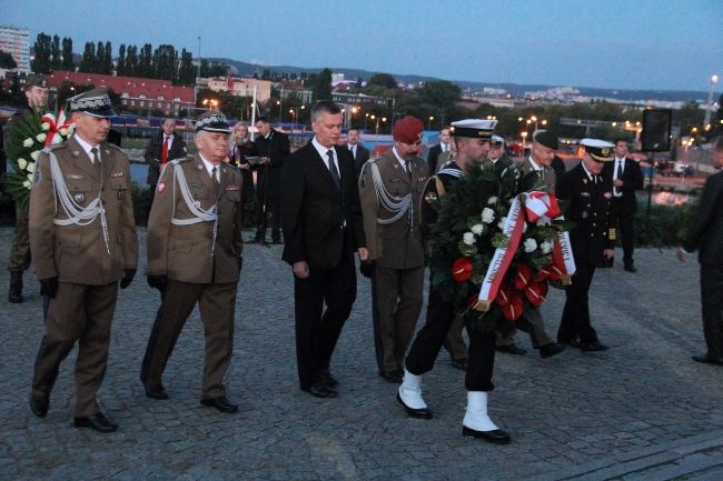 Uroczystości na Westerplatte