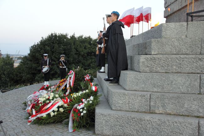 Uroczystości na Westerplatte