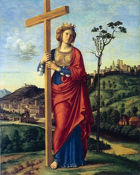 Cima da Conegliano  „Święta Helena”,  olej na desce, 1495 Narodowa Galeria Sztuki, Waszyngton