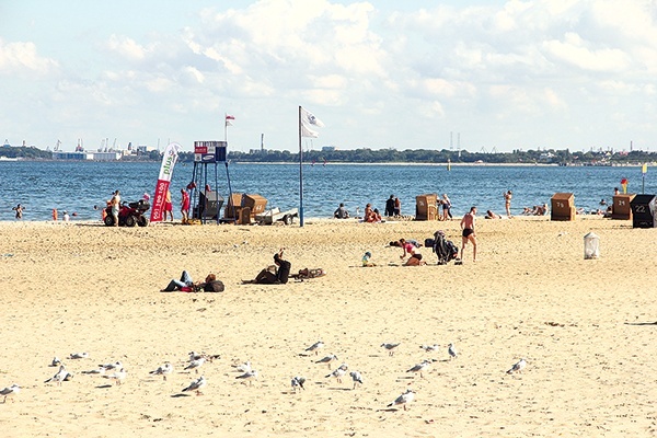 Nadbałtycka plaża po sezonie