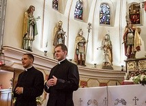  Neoprofesi Zbigniew Ziętek i Tomasz Lisowski ze Zgromadzenia Misjonarzy Klaretynów