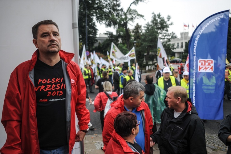 Pierwszy dzień ogólnopolskiej manifestacji w Warszawie