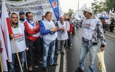 Pierwszy dzień ogólnopolskiej manifestacji w Warszawie