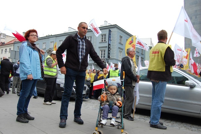 Małopolscy związkowcy w Warszawie