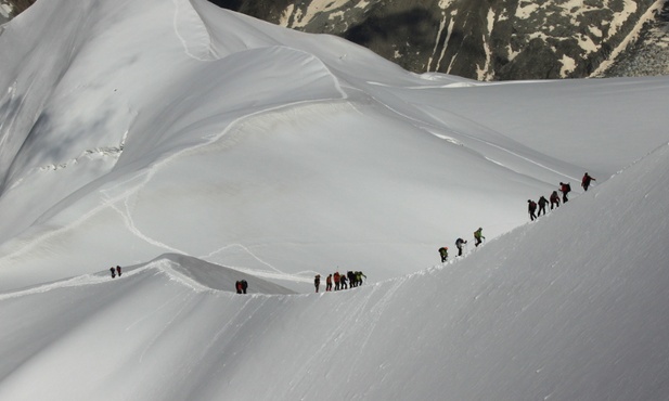 Mont Blanc... zmalał
