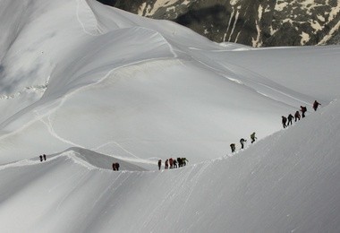 Mont Blanc... zmalał