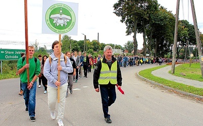 W pielgrzymkach uczestniczy młodzież z Zespołu Szkół Zawodowych  im. ks. Stanisława Staszica, Zespołu Szkół Rolniczych im. Wincentego Witosa, Zespołu Szkół Zawodowych im. Sandora Petofi, Liceum Ogólnokształcącego  im. Jana Bażyńskiego. Oprócz uczniów tych placówek do pielgrzymki dołącza młodzież z ostródzkich szkół salezjańskich