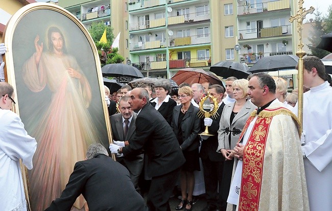  Pożegnanie obrazu w par. pw. Miłosierdzia Bożego 