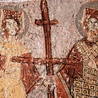 Konstantyn I Wielki wraz z matką, świętą Heleną