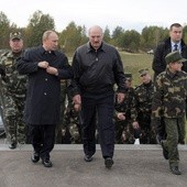 Putin i Łukaszenka na manewrach wojskowych u granic Polski