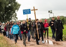 Pielgrzymi podążają do Giżyc