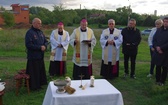 Poświęcenie gruntu pod kaplicę w Trudovskoye