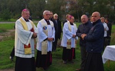 Poświęcenie gruntu pod kaplicę w Trudovskoye