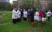 Poświęcenie gruntu pod kaplicę w Trudovskoye