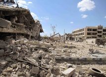 Atak samolotu syryjskich sił rządowych na szkołę