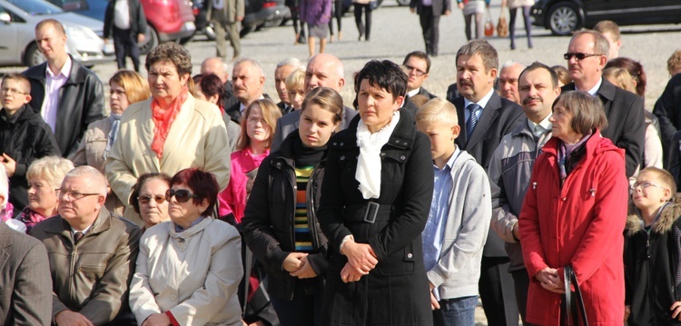 Kamień węgielny. Wola Mielecka.