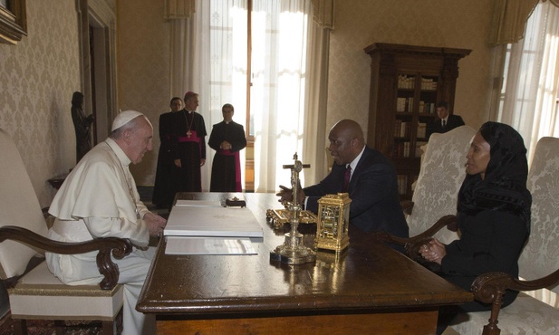 Król Lesotho w Watykanie