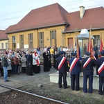 Modlitwa na kędzierzyńskim peronie