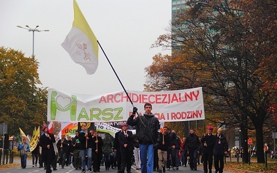 Maszerowali dla życia i rodziny 