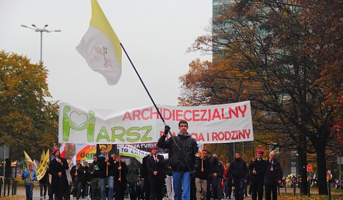 Maszerowali dla życia i rodziny 