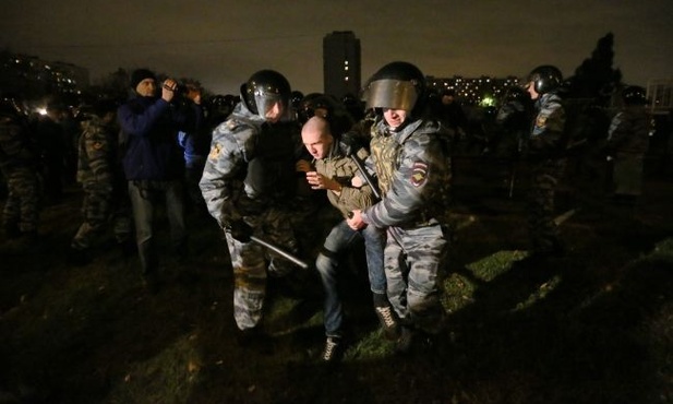 Moskwa: 380 zatrzymanych po zamieszkach