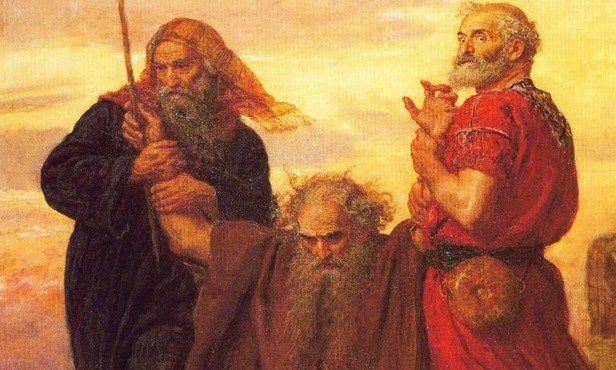 Mojżesz, Aaron i Chur