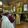 Powitanie w kościele w Mochnaczce