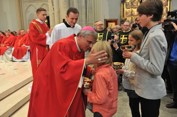 Msza prymicyjna abp. Konrada Krajewskiego - Łódź, 19 października