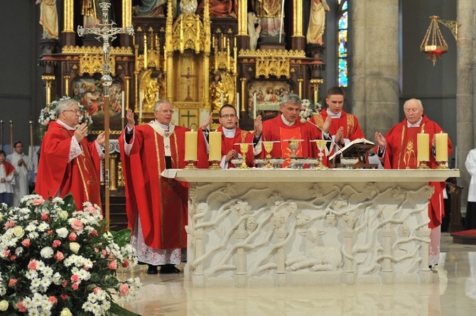 Msza prymicyjna abp. Konrada Krajewskiego - Łódź, 19 października