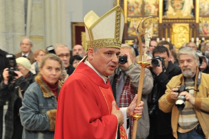 Msza prymicyjna abp. Konrada Krajewskiego - Łódź, 19 października