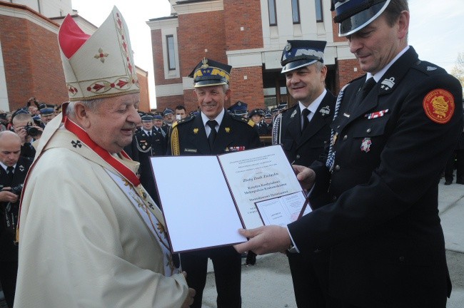 Strażacy u Jana Pawła II