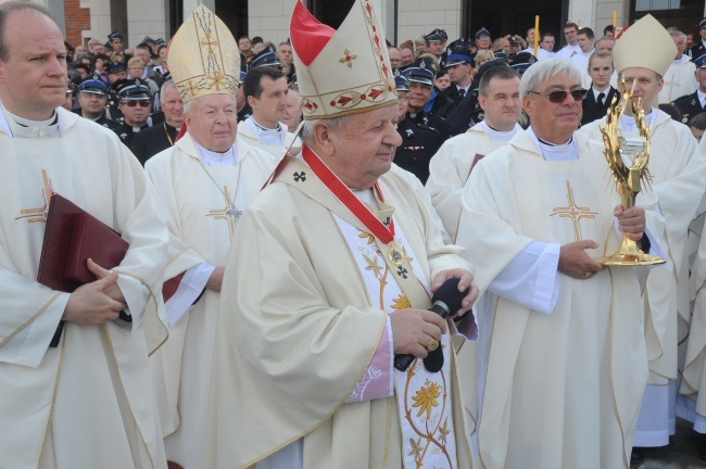 Strażacy u Jana Pawła II