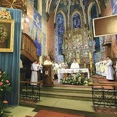 Msza św. na wiosnę tego roku po powrocie obrazu do sanktuarium po renowacji