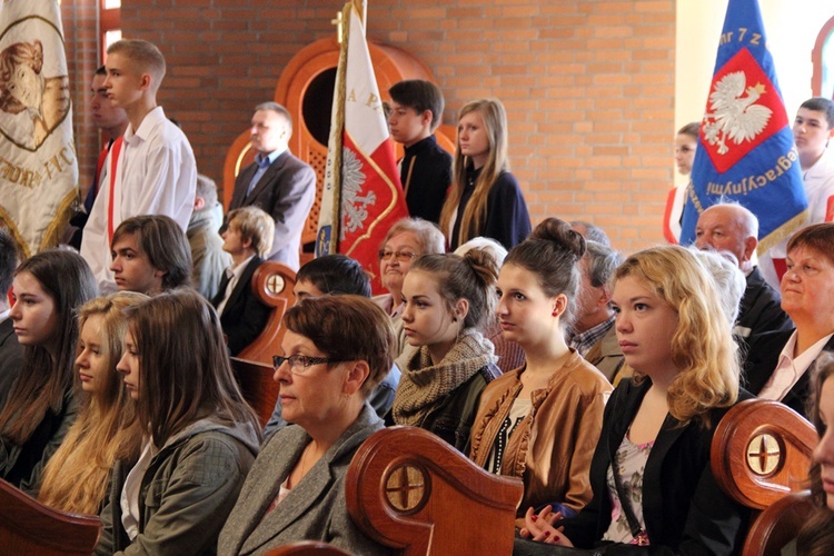 Poświęcenie pomnika katyńskiego w Tychach