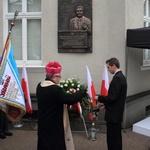 Odsłonięcie tablicy ku czci Prezydenta Lecha Kaczyńskiego