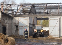 Straty wynikłe z pożaru wynosza  około 250 tys. zł