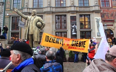 Związkowy protest w Gdańsku