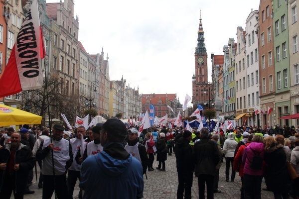 Manifestacja w Gdańsku