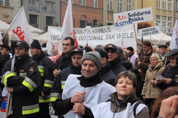 Manifestacja w Gdańsku