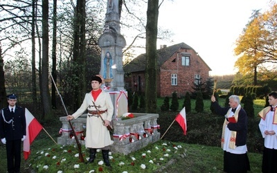 Na honorowej warcie stanął potomek powstańca styczniowego