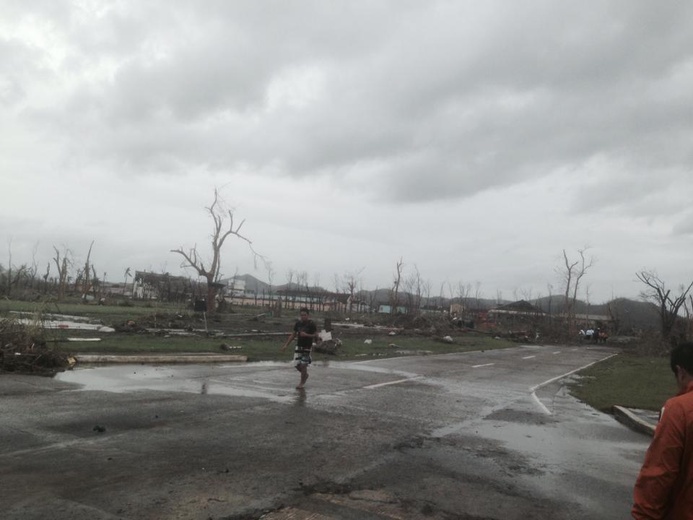 Zniszczenia na Filipinach