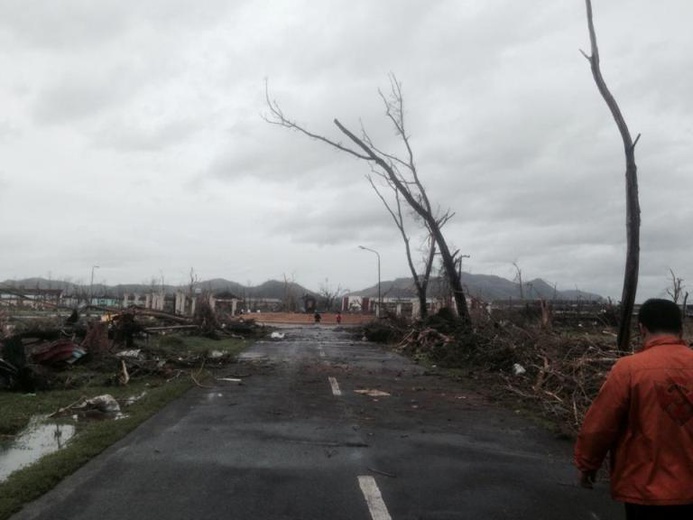 Zniszczenia na Filipinach