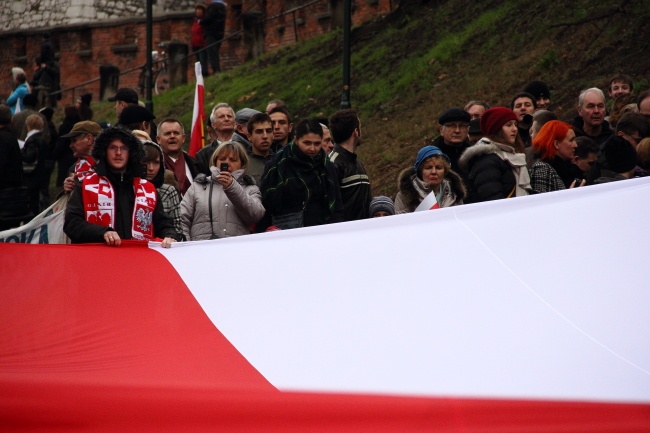 Patriotyczny pochód Drogą Królewską