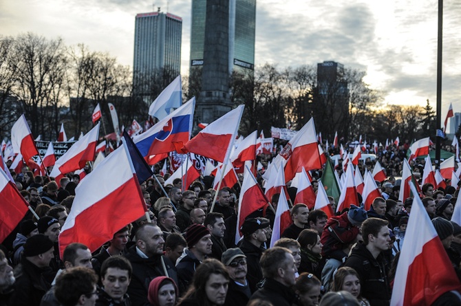 Marsz Niepodległości i zadymy.