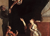 Orazio Gentileschi „Święci Cecylia, Walerian i Tyburcjusz” olej na płótnie, ok. 1620 Pinakoteka Brera, Mediolan